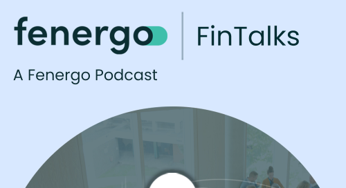 Fenergo FinTalks artwork for Lesley Li's live Money20/20 Europe interview