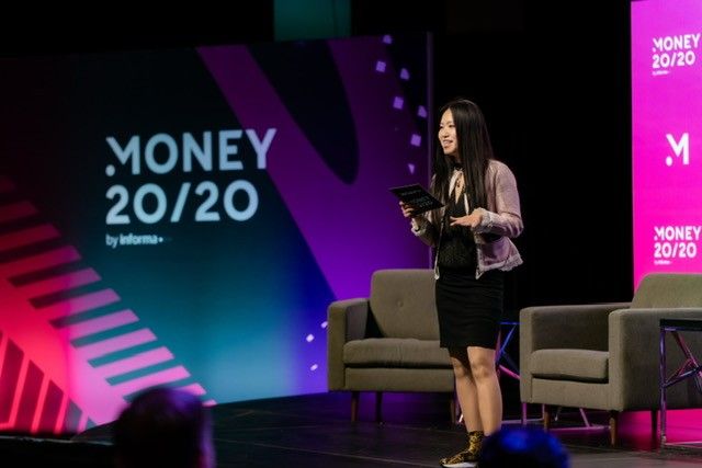 Lesley Li hosting the Intersection Stage at Money20/20 USA 2025
