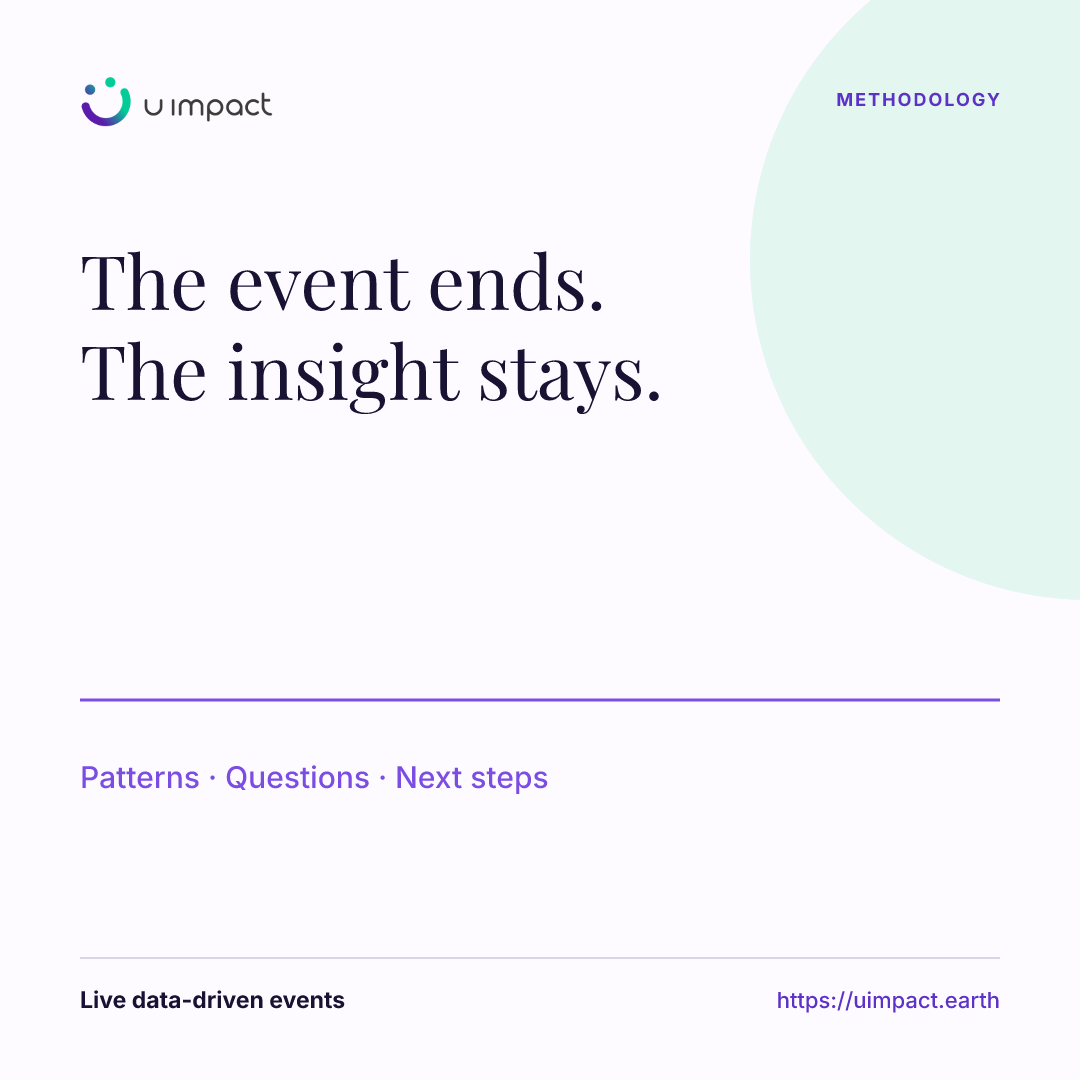 What happens after the event?